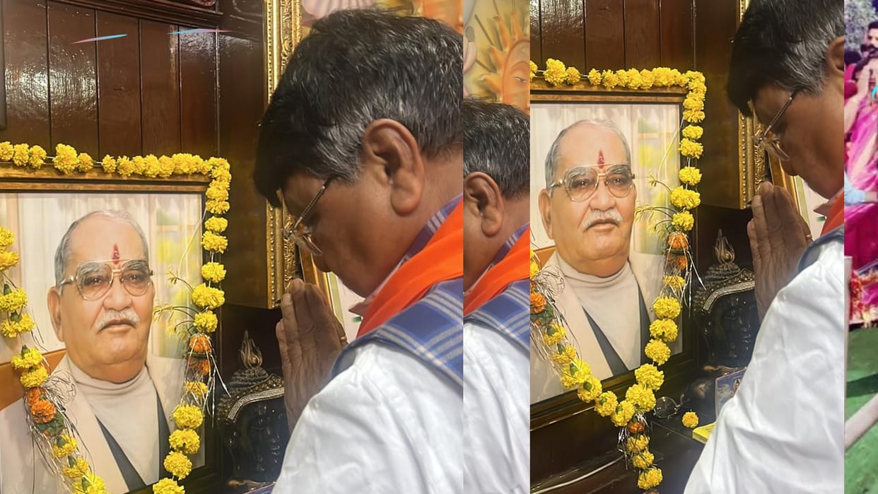 Kailash Vijayvargiya reached the house of Congress MLA Sanjay Shukla, did not find Sanjay