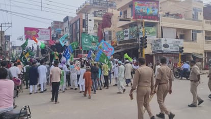 Eid-e-Miladunnabi: Tricolor waved proudly along with religious flags on the occasion of birth