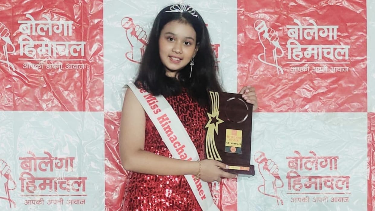 Himachal News: Miss Little Himachal crown won by Samridhi