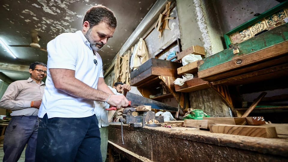 Rahul Gandhi's engagement with the common people and different forms