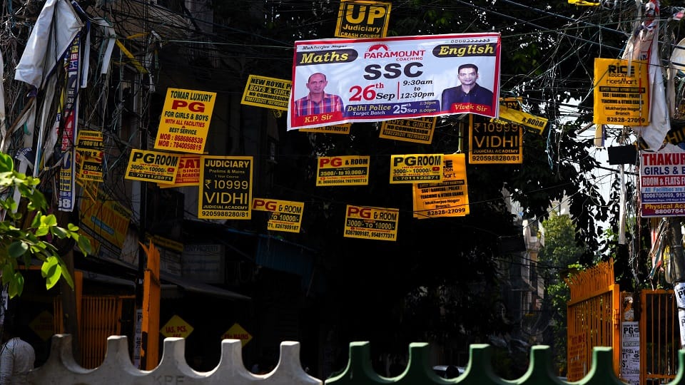 Mukherjee Nagar PG: Dark streets, arrangements inadequate