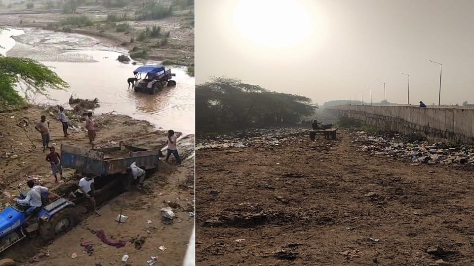 Illegal mining Mafia in Ambala is scratching earth chest and shaking bridge foundations