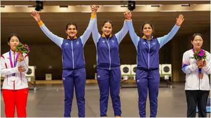 Asian Games: भारत को निशानेबाजी में अब तक 18 पदक, पहली बार चीन को कड़ी टक्कर, 17 साल पुराना रिकॉर्ड टूटा Asian Games 2023: Indian shooters dominance Hangzhou, broke 17 years old record, tough competition to China