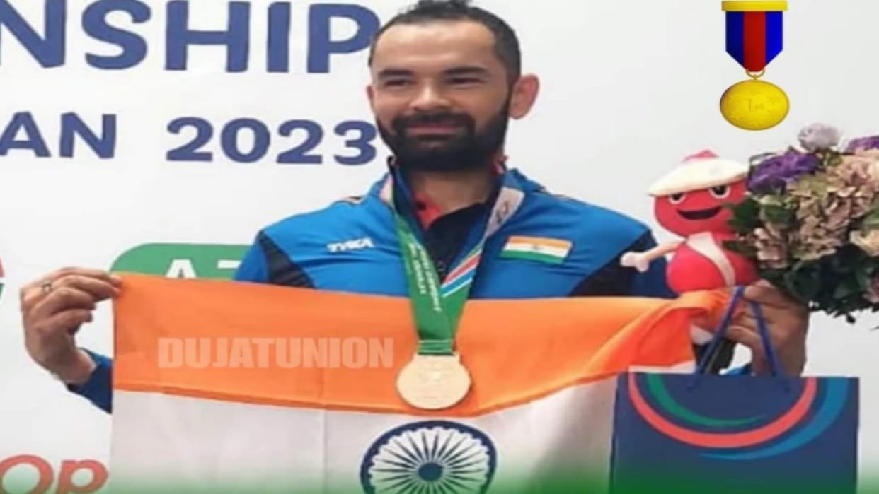 Baghpat shooter Akhil Sheoran wins gold medal in Asian Games in China