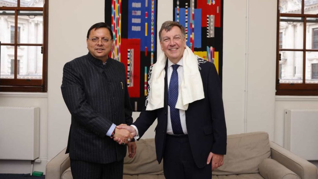 Dhami government raised investment of Rs 19600 crore from Delhi to London Uttarakhand news in hindi