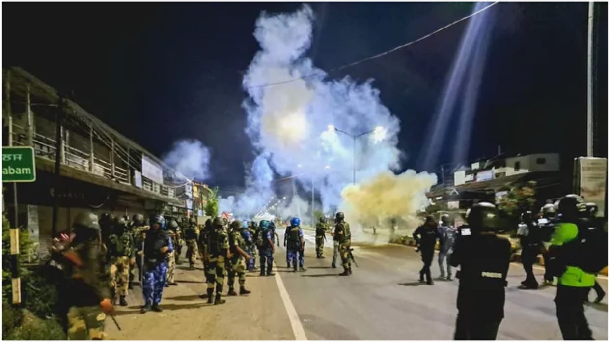 Situation in Imphal valley calm but tense, curfew relaxed