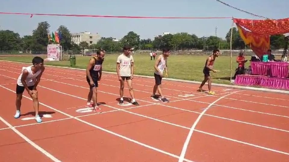 Athletics Meet 21st UT Athletics Championship begins at athletics track of jammu university