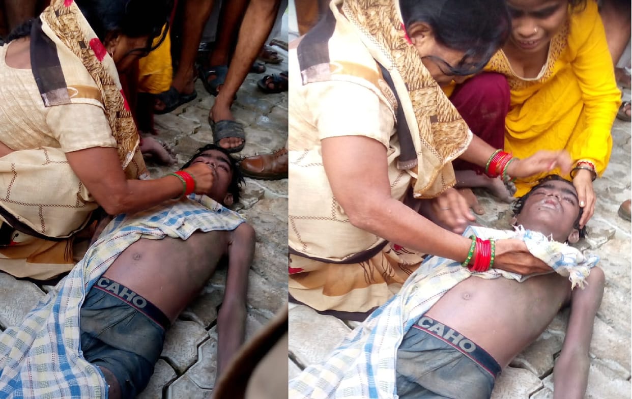 Mentally ill child died due to drowning in the pond, the family members were in bad condition after crying