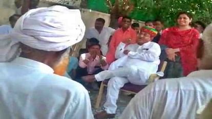 Video of Minister Govind Ram Meghwal angry at farmer in Bikaner goes viral