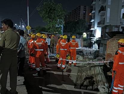 Lucknow Accident: Part of Under-Construction Apartment Collapses Trapping Five Slums Two Dead Twelve Trapped