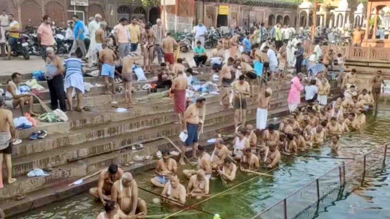 Pitru paksha 2023: Ancestral Rituals Performed at Pilgrimage Sites Including Machkund Teerth Dholpur