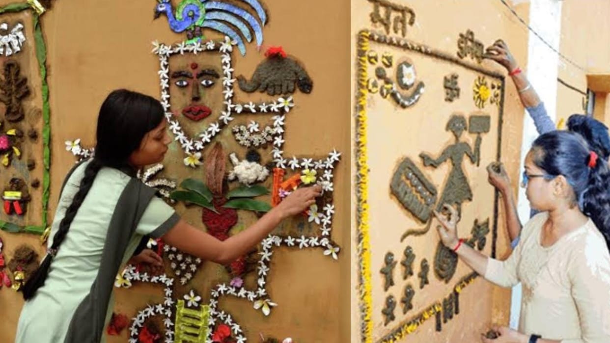 Ujjain News: Sanjha festival start from today in Malvanchal Mande will be painted on the walls of the house