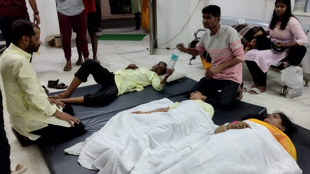 Sirohi Auto of devotees returning after Ganpati immersion