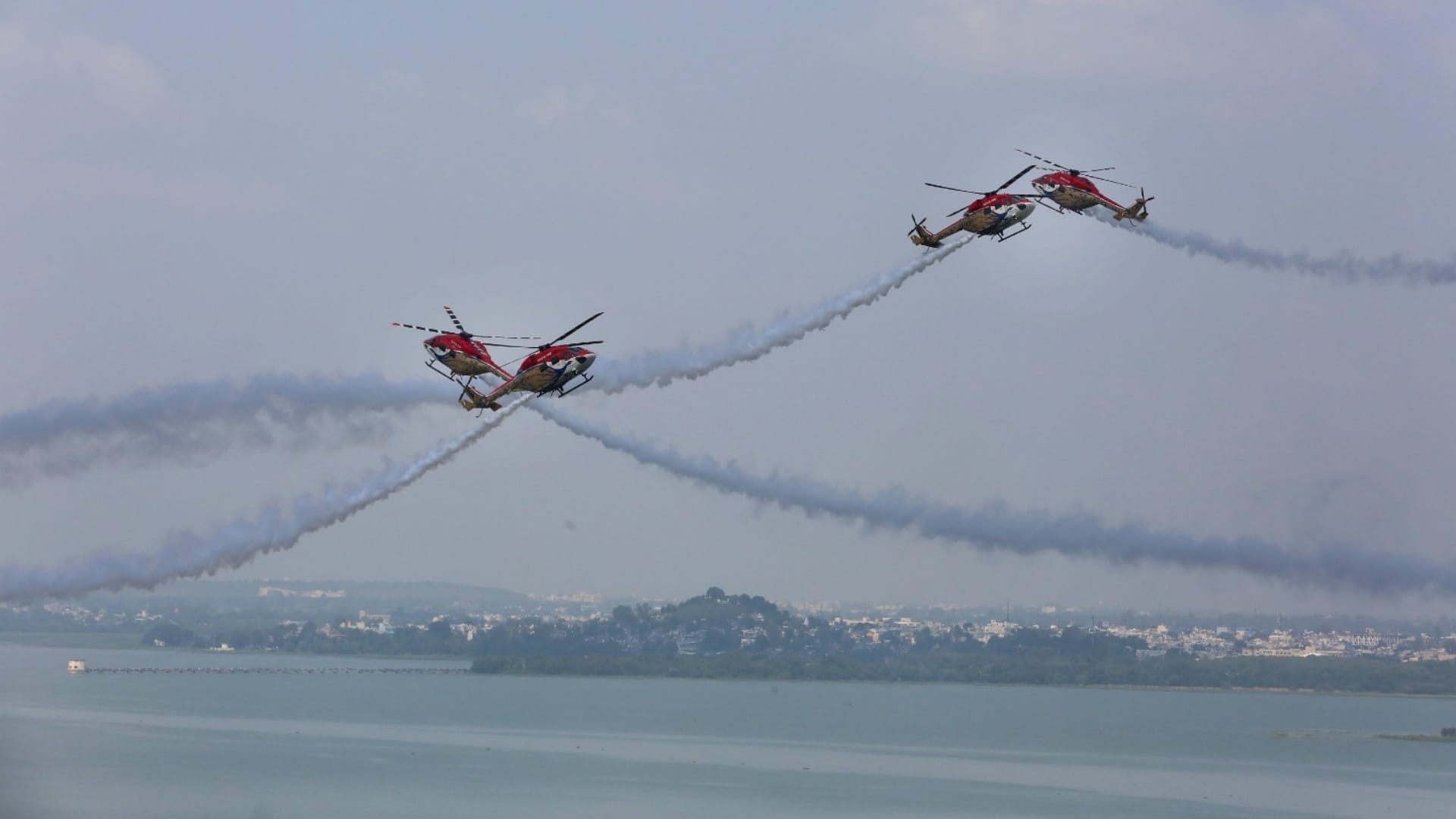 Bhopal Air Show Indian Air Force displayed strength courage of fighter planes seen in blue sky