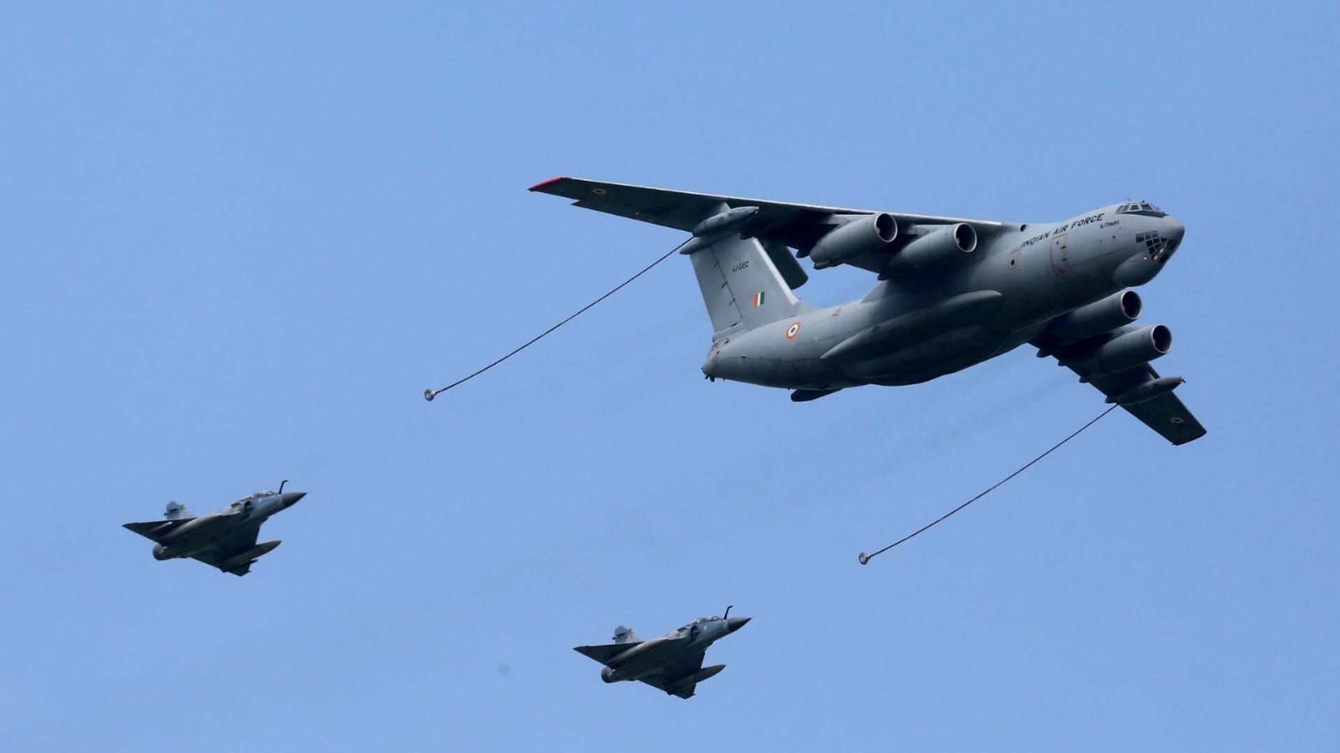 Bhopal Air Show Indian Air Force displayed strength courage of fighter planes seen in blue sky