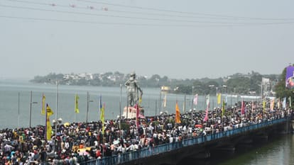 Bhopal Air Show Indian Air Force displayed strength courage of fighter planes seen in blue sky