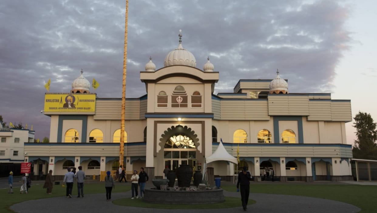 canada manipur kuki group came along with khalistan supporters video surfaced of surrey gurudwara