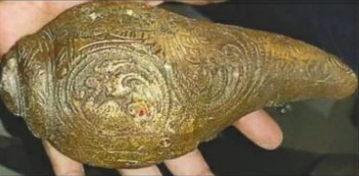 Rare 12th century conch shell in police custody stolen from Andhra Pradesh 5 kg shells were worth Rs 2.5 crore
