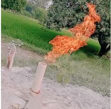 Video Viral Fire coming out instead of water from this hand pump of Mirzapur, not getting extinguished