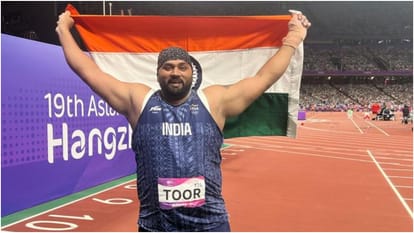 Asian Games 2023: Tajinder Pal Singh Toor won gold for second consecutive time in shot put, India's 10th gold