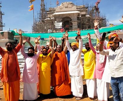 400 saints from across the country reached Ayodhya: Emotional after seeing the progress of temple construction