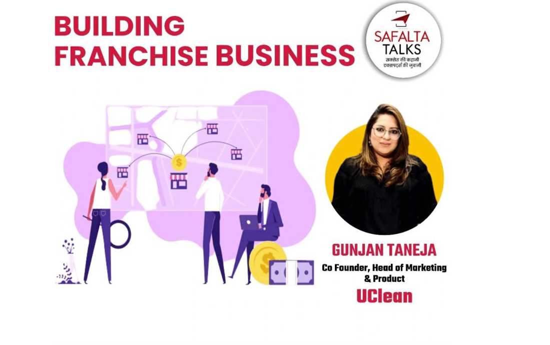 UClean Co-founder Gunjan Taneja said that the foundation has been made,the building is yet to be built-safalta
