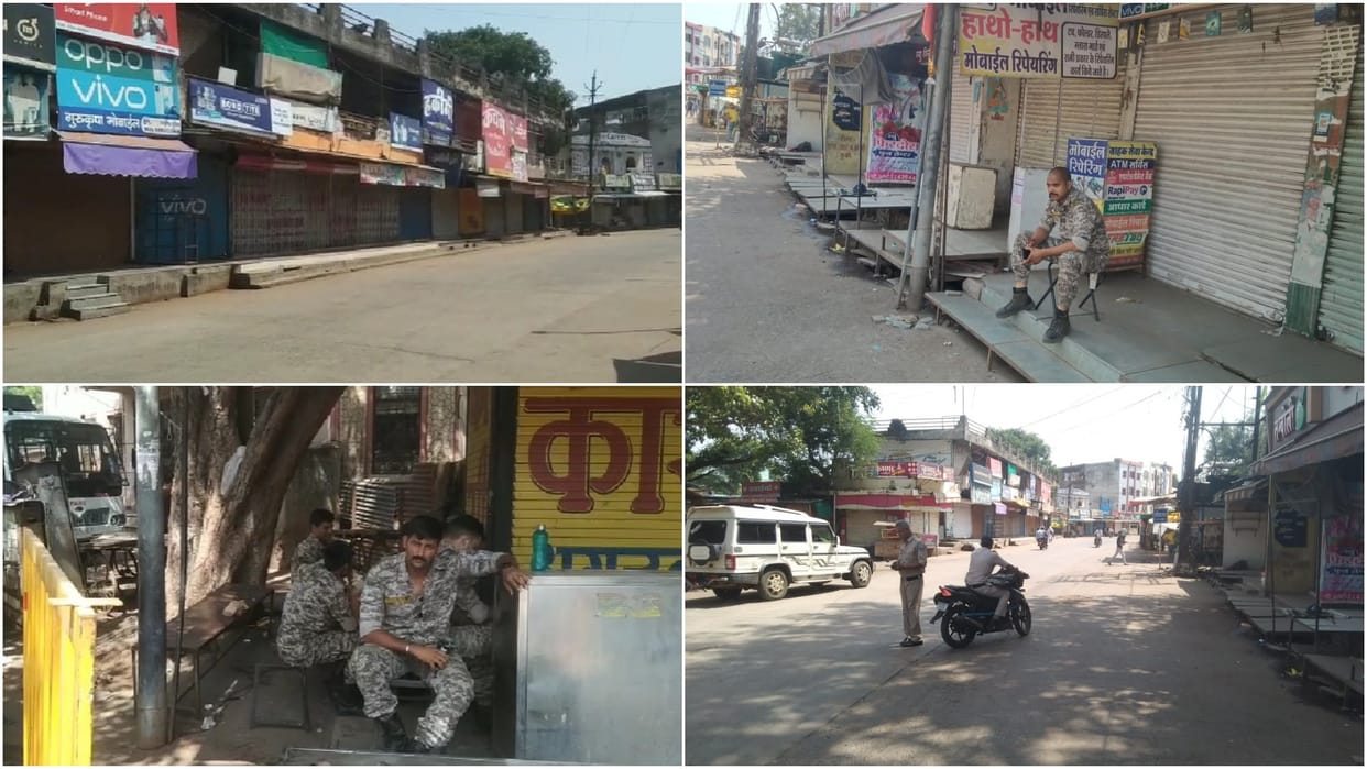 Indefinite bandh demanding action on accused of stone pelting and arson in Dhar; Two arrested, FIR against six