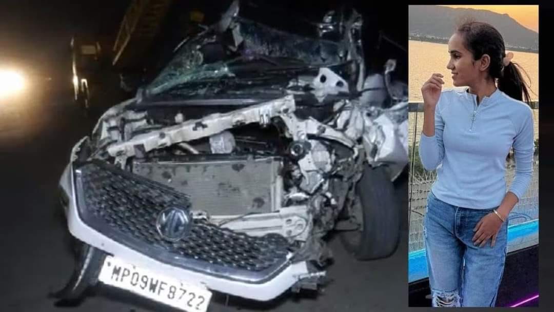 Indore accident truck car bypass