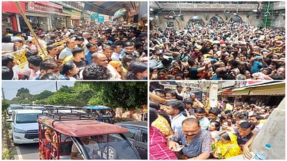 Mathura Huge Crowd Reached For Banke Bihari Mandir Darshan In Vrindavan