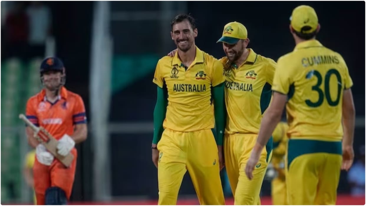 AUS vs NED: Mitchell Starc takes hat trick in warm-up game against netherlands serves World Cup warning