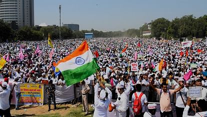 Employees from all over the country gather in Delhi regarding restoration of old pension scheme