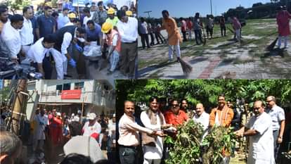 Deputy CM, Mayor and MLA-officers gave message of Swachchta hi Seva.