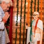 एलजी मनोज सिन्हा ने महात्मा गांधी की प्रतिमा का अनावरण किया