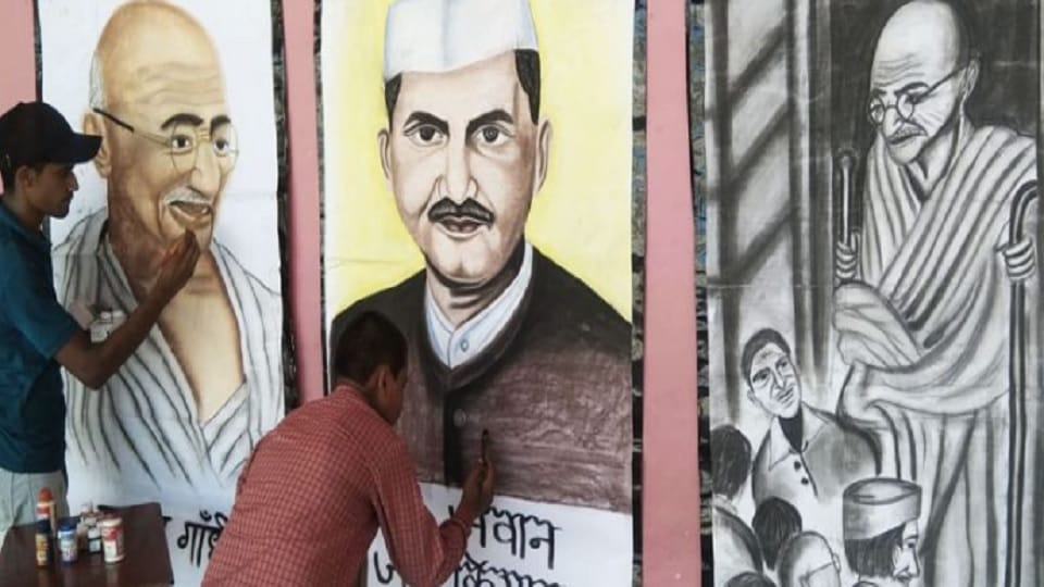 The role of non cooperation movement was prepared Moradabad, people united voice of Gandhi