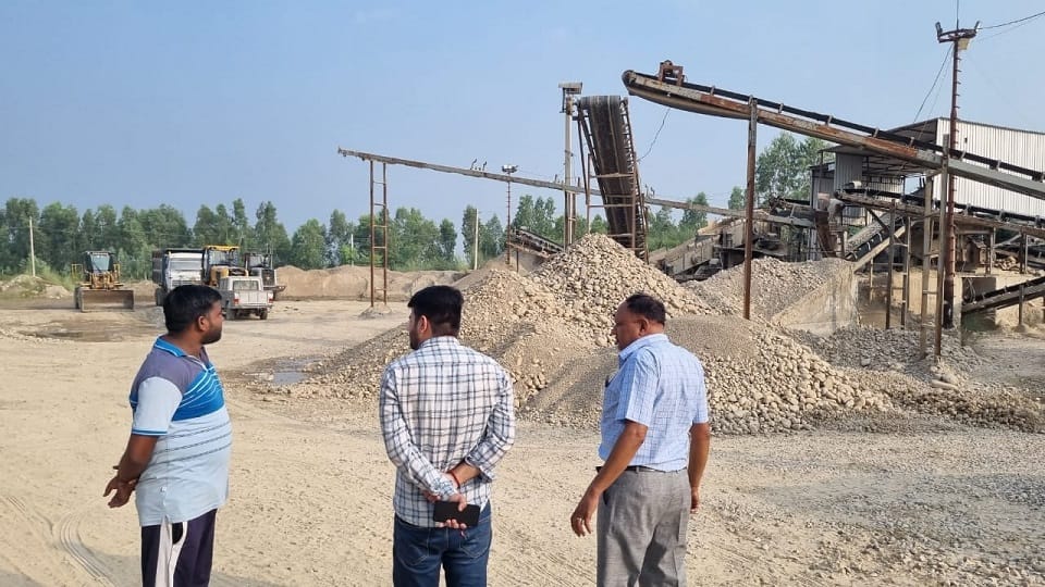 Mineral screening plant worth 75 lakh sold through illegal mining in Yamunanagar