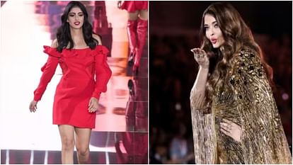 Amitabh Bachchan Granddaughter Navya Naveli Nanda debut at Paris Fashion Week Aishwarya Rai walk the same ramp