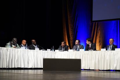 Nitin Gadkari addresses 27th World Road Congress in Prague, Czech Republic focusing on Road Safety