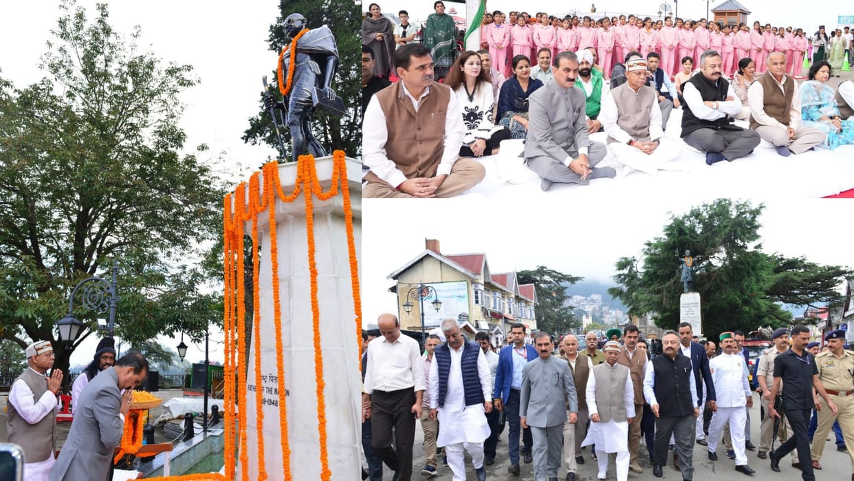 Governor and CM pay tribute to Mahatma Gandhi and Lal Bahadur Shastri on their birth anniversaries