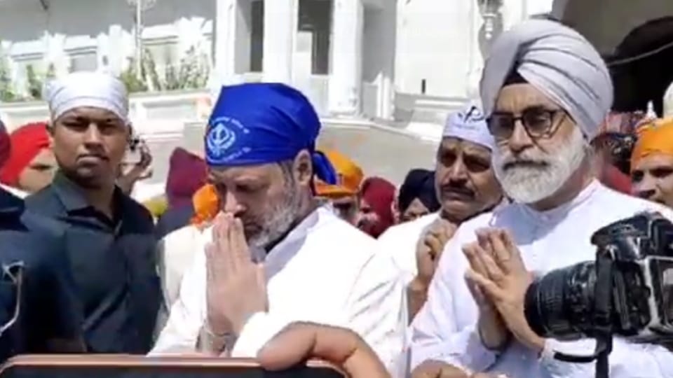 Congress Leader Rahul Gandhi in Amritsar today all update news