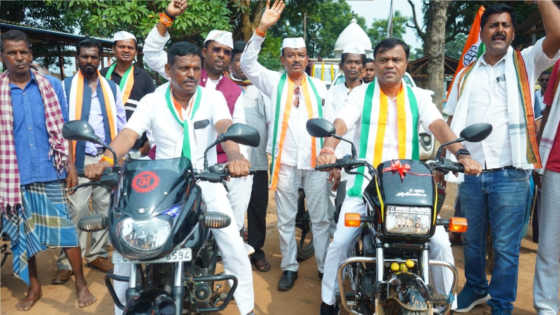 CG Election 2023: Congress out bhrose ki yatra in 90 assembly constituencies, see photos