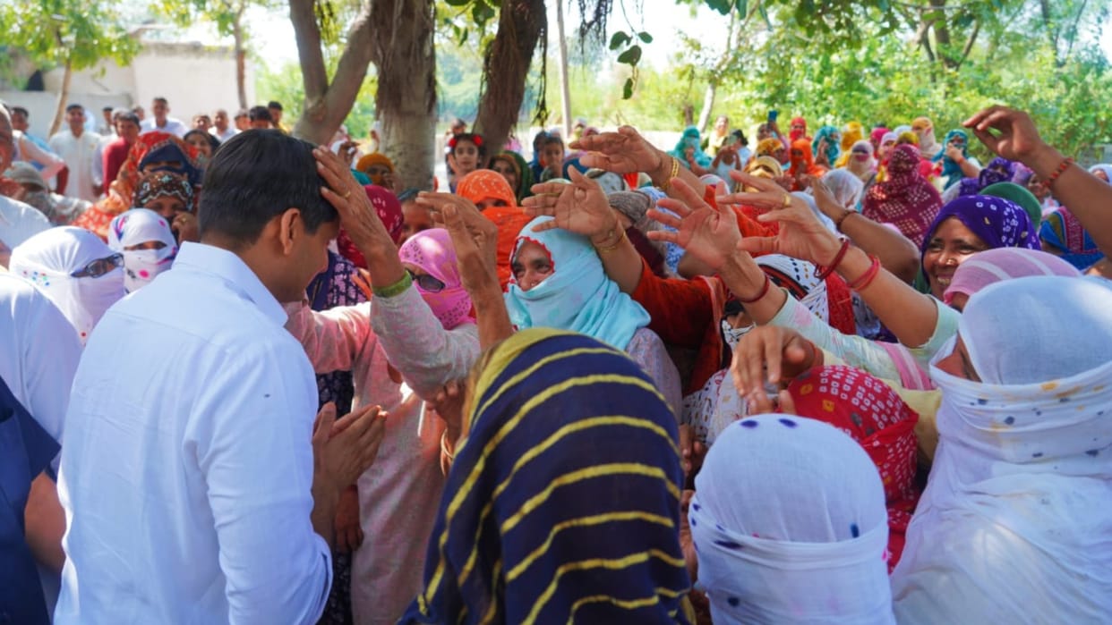 Haryana: MP Deepender Hooda targeted the coalition government