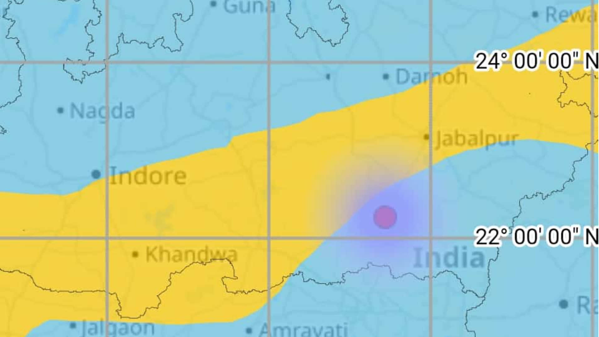 सिवनी में महसूस किए गए भूकंप के झटके