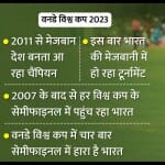 वनडे विश्व कप 2023