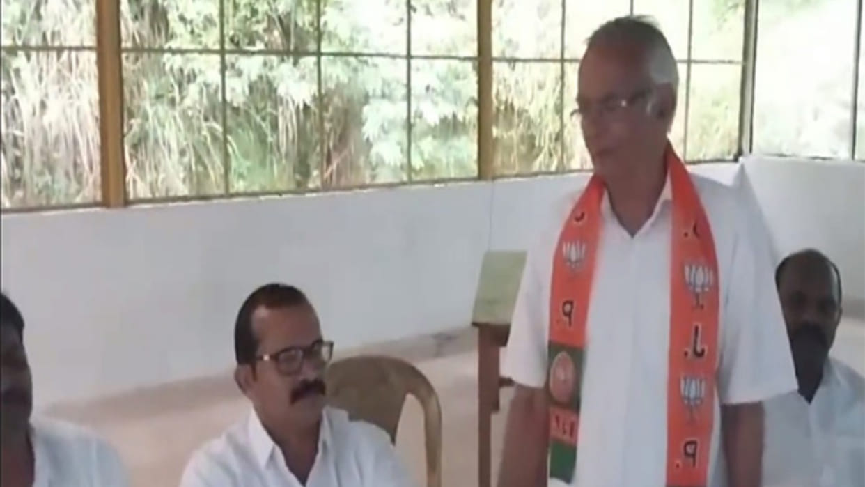 Catholic priest who joined BJP was removed from all posts by the church within a few hours