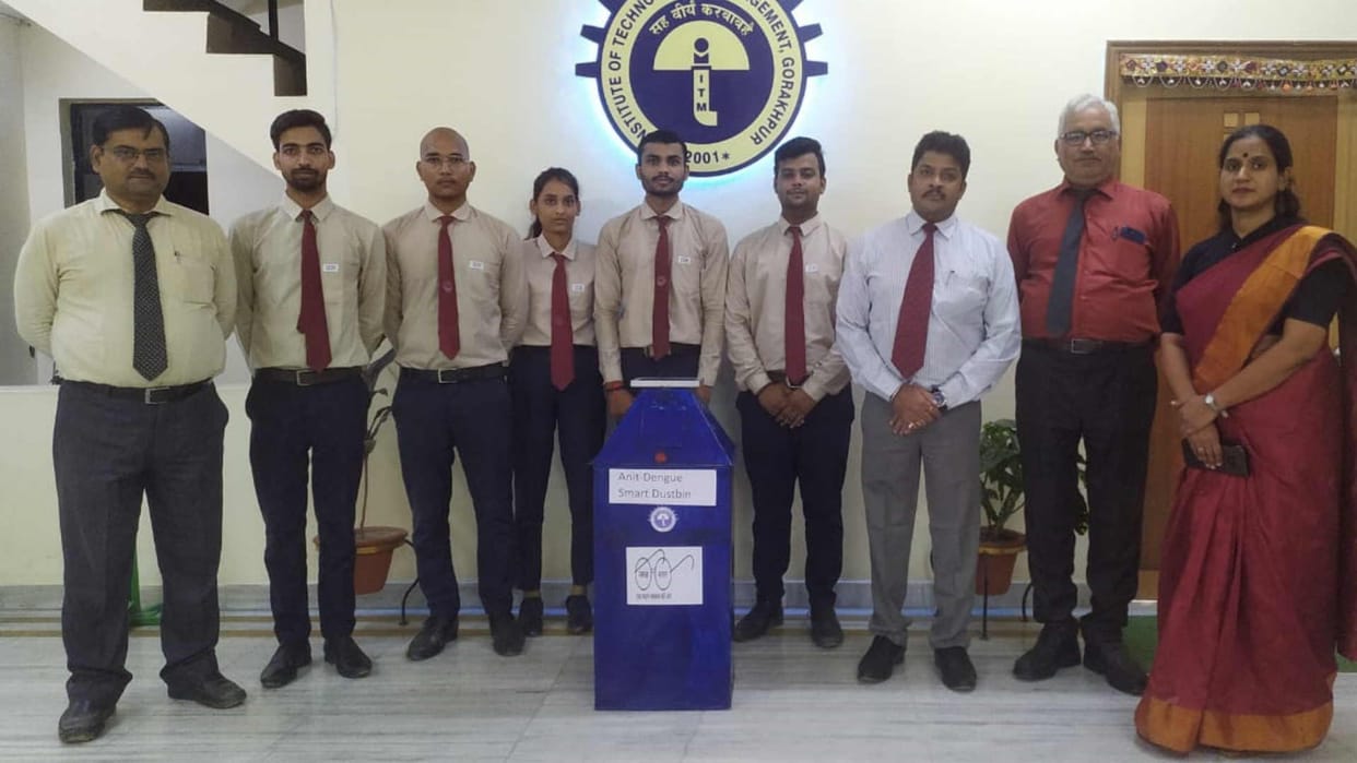 ITM Gida students prepared smart anti dengue dustbin