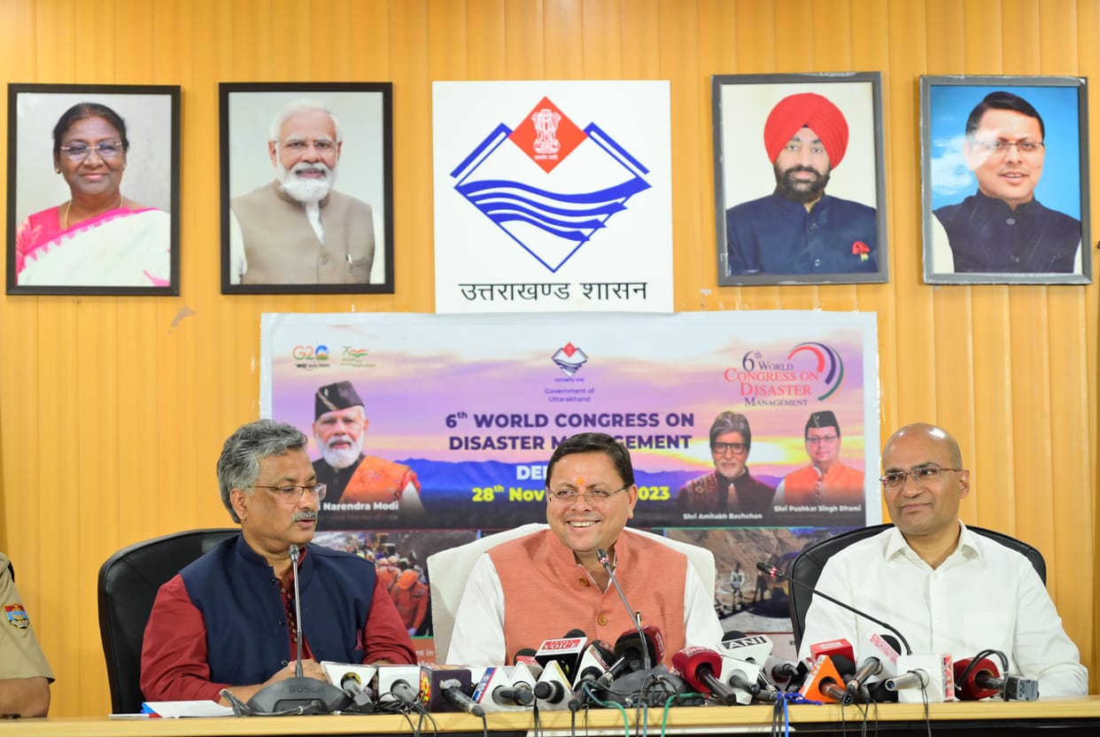 Global Disaster Management Conference will be held from November 28 in Uttarakhand