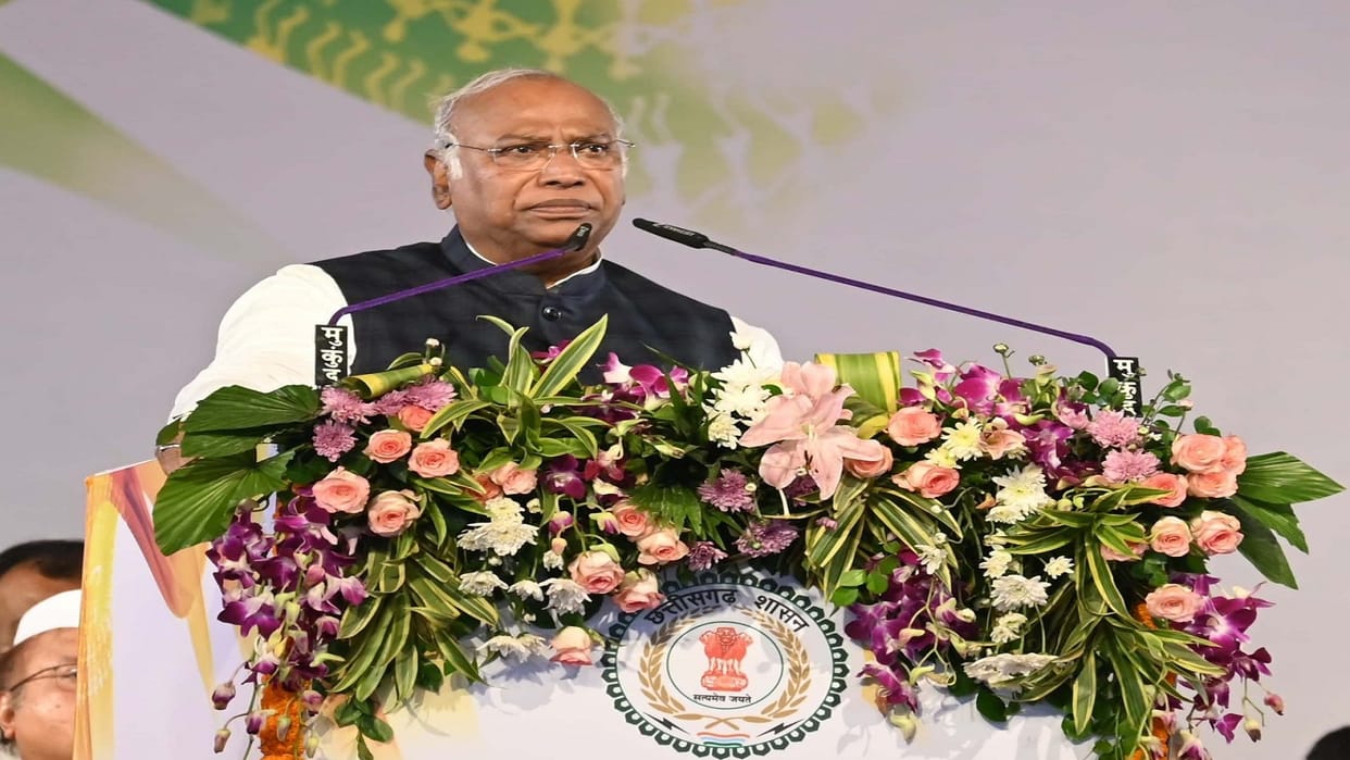 Mallikarjun Kharge Raigarh Visit on 4 october 2023; will come to Chhattisgarh for fifth time