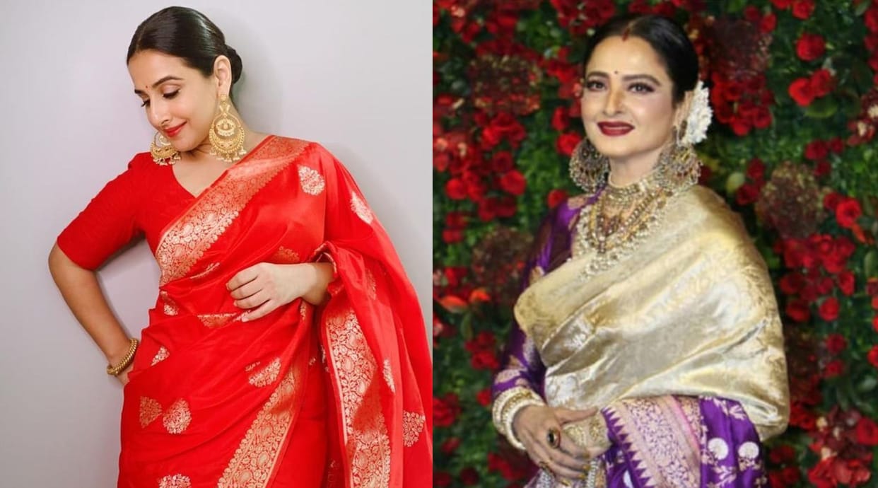 Saree Style difference between kanjivaram and banarasi silk saree