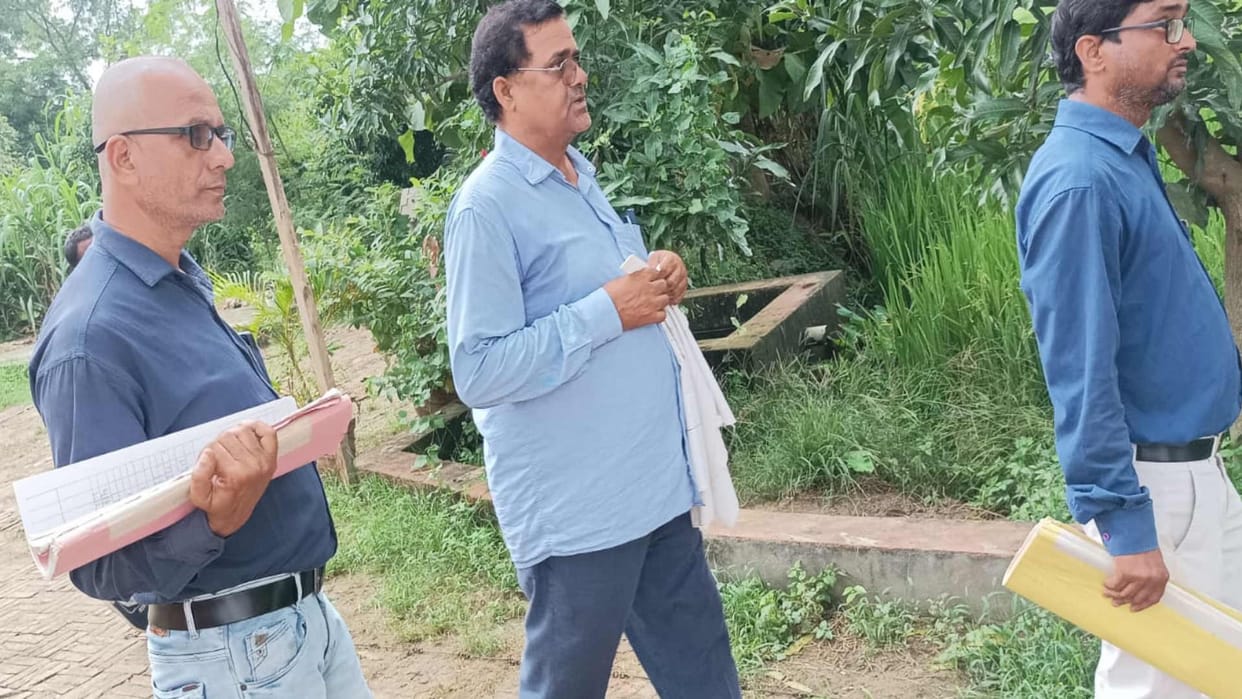 Bulldozer will run on Prem's house built on barn land