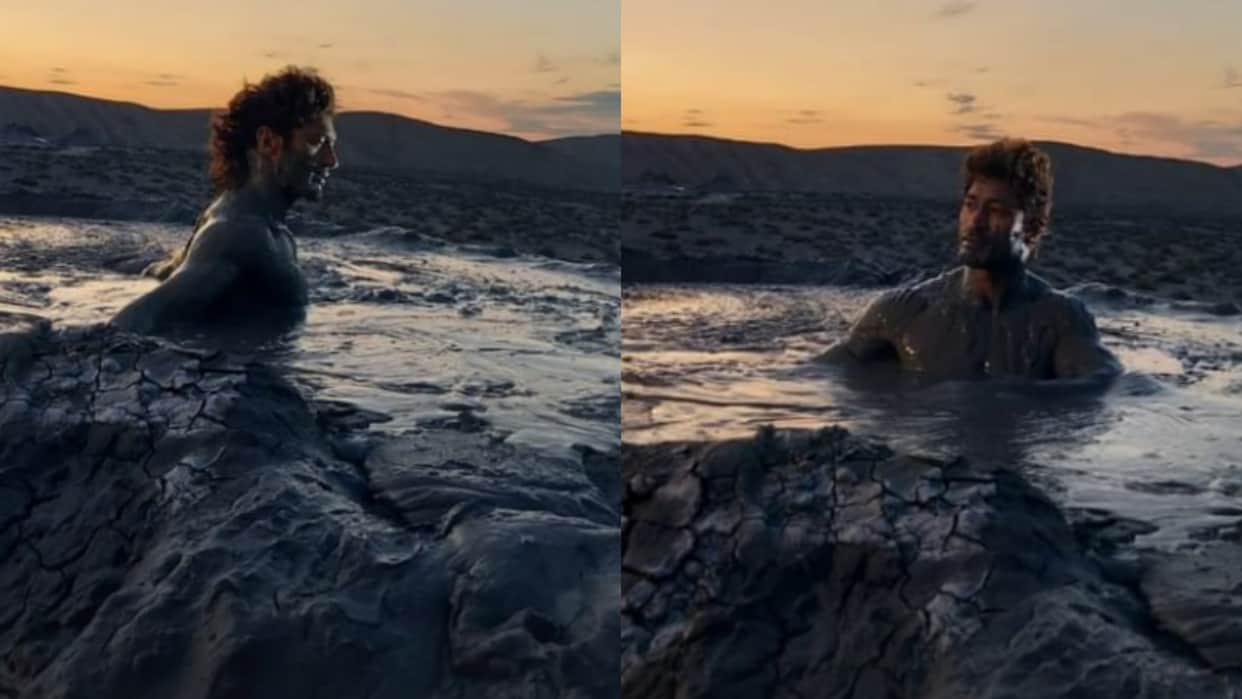Vidyut Jammwal Takes Volcanic Mud Bath shared video and explain benefits of mitti ka jwalamukhi